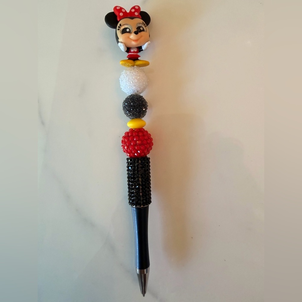 NWT Disney Beaded Character pen  Minnie